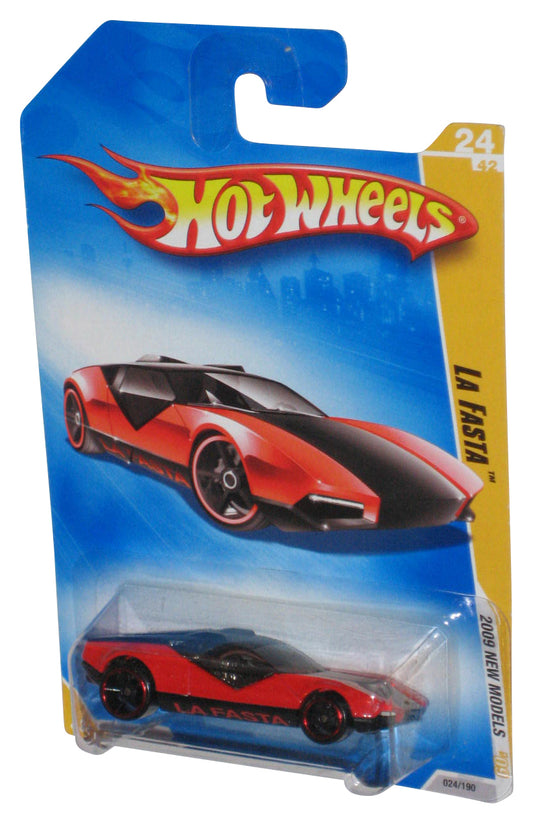 Hot Wheels 2009 New Models Red & Black La Fasta Toy Car 024/190