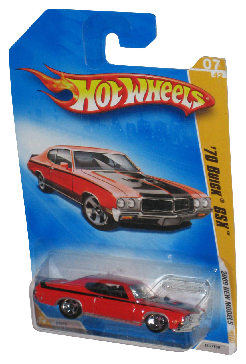 Hot Wheels 2009 New Models Red '70 Buick GSX Toy Car 007/190