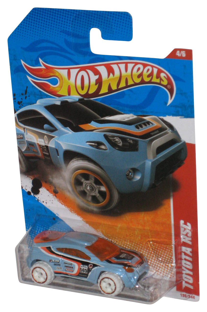 Hot Wheels Thrill Racers 4/6 Ice '12 Blue Toyota RSC Toy Car 196/244