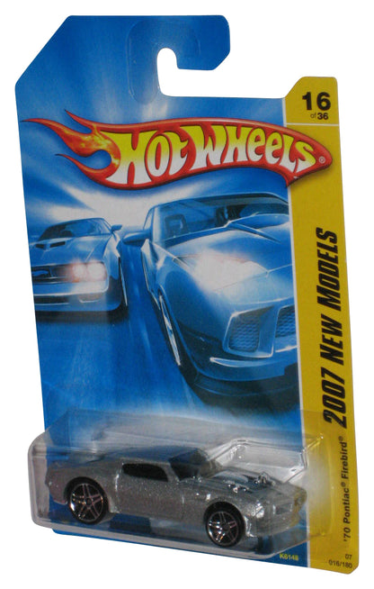Hot Wheels 2007 New Models Silver '70 Pontiac Firebird Toy Car 016/180