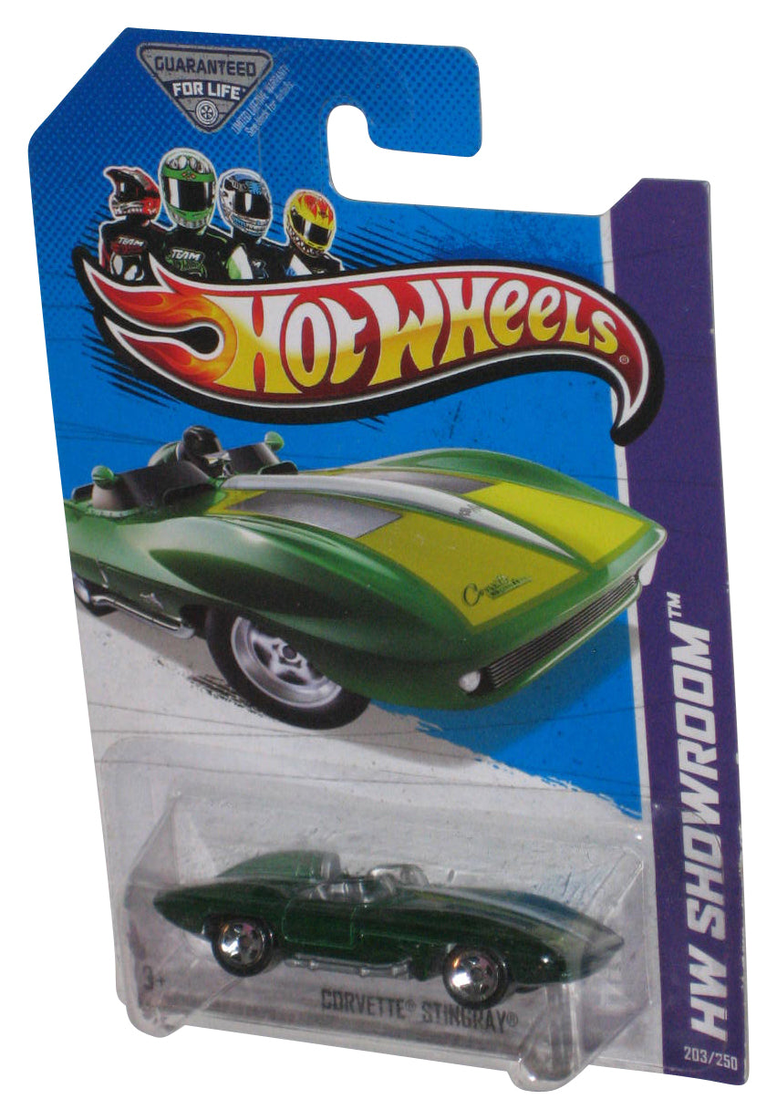 Hot Wheels HW Showroom (2012) Green Corvette Stingray Toy Car 203/250