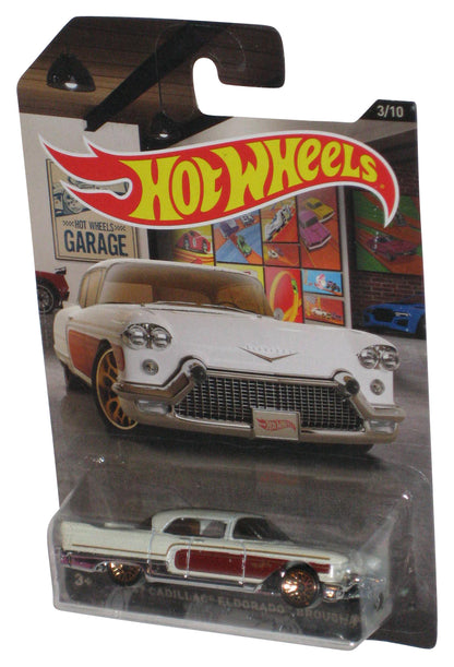Hot Wheels Garage (2016) Mattel White '57 Cadillac Eldorado Brougham Toy Car 3/10