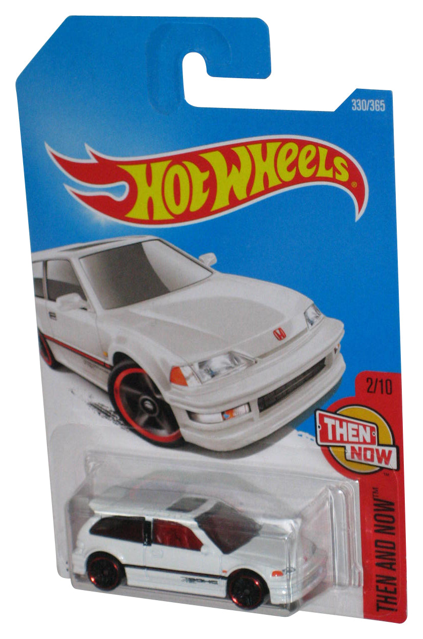 Hot Wheels Then And Now 2/10 (2015) White '90 Honda Civic EF Car 330/365