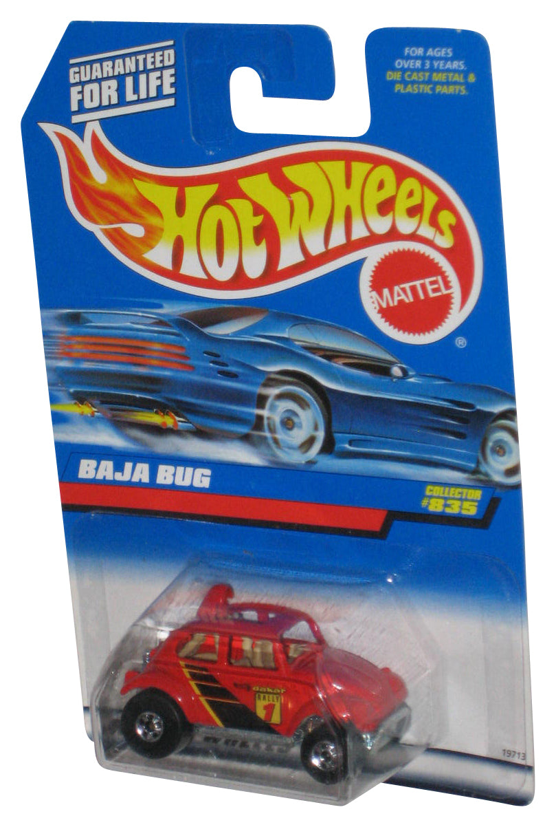 Hot Wheels Baja Bug (1997) Mattel Red Die-Cast Toy Car #835