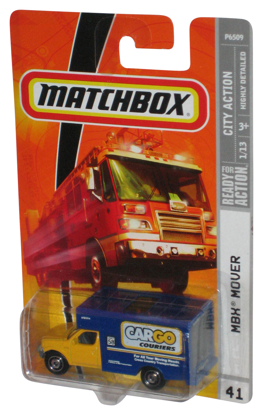 Matchbox City Action 1/13 (2008) MBX Mover Blue & Yellow Toy #41