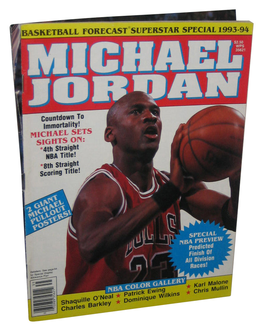 NBA Basketball Michael Jordan Forecast Superstar Special 1993-94 Magazine Book