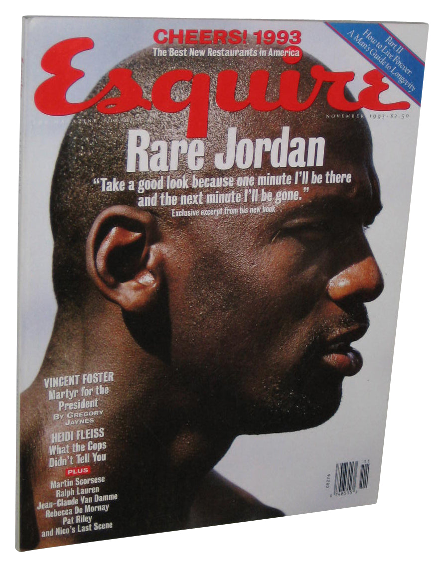 NBA Basketball Michael Jordan Cheers 1993 Esquire Rare Magazine Book