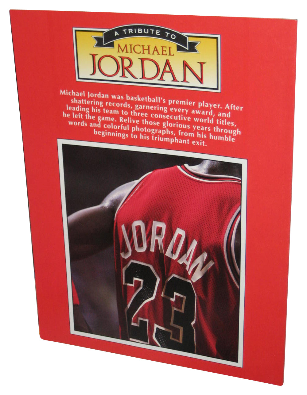 NBA Basketball Michael Jordan A Tribute To Commemorative Magazine Book