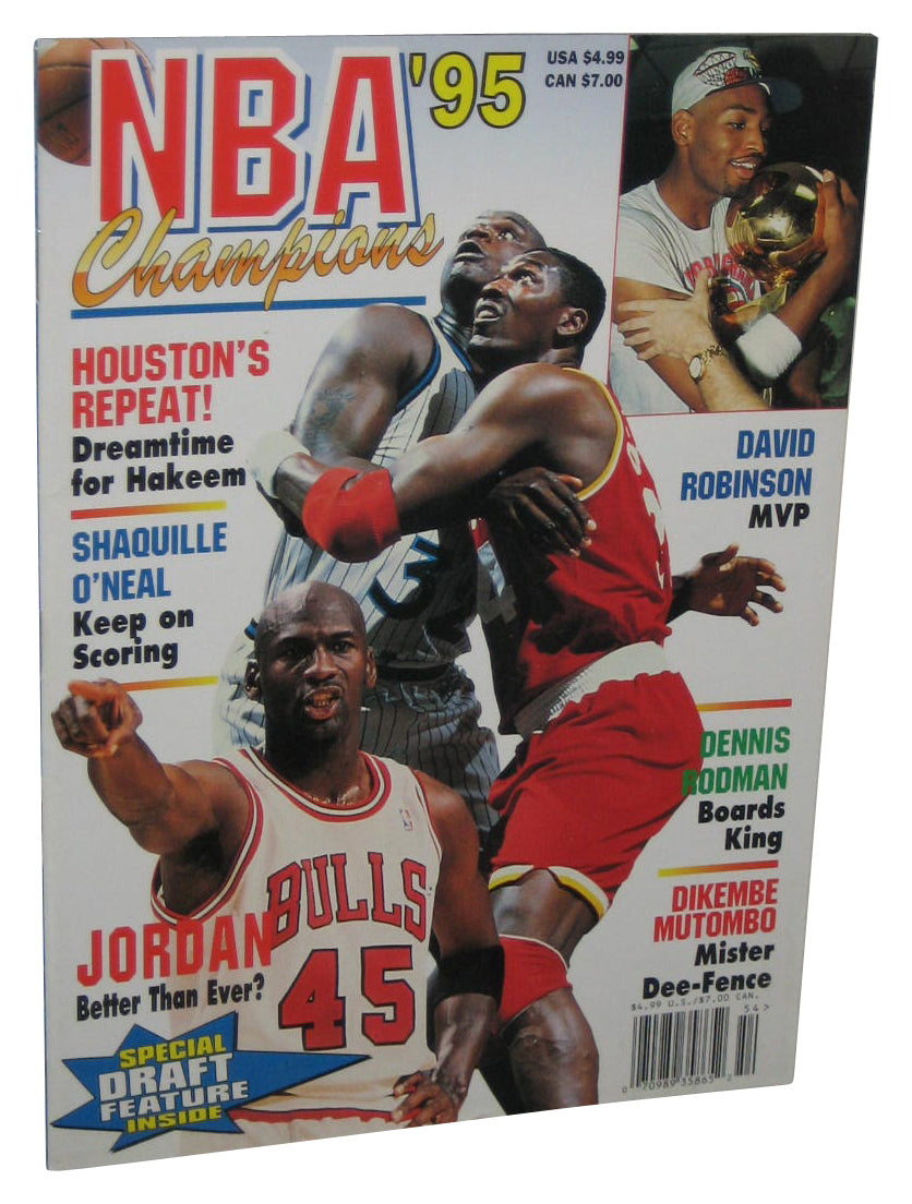 NBA Basketball Michael Jordan '95 Champions Magazine Book