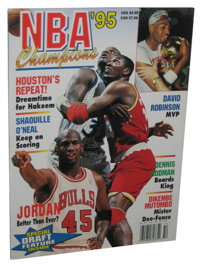 NBA Basketball Michael Jordan '95 Champions Magazine Book