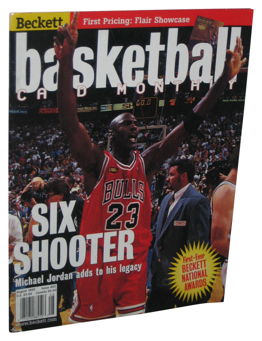 Beckett NBA Basketball Michael Jordan August 1998 Magazine Book #97