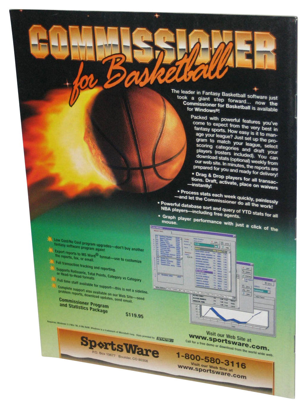 Fantasy Sports December 1997 NBA Basketball Michael Jordan Magazine Book