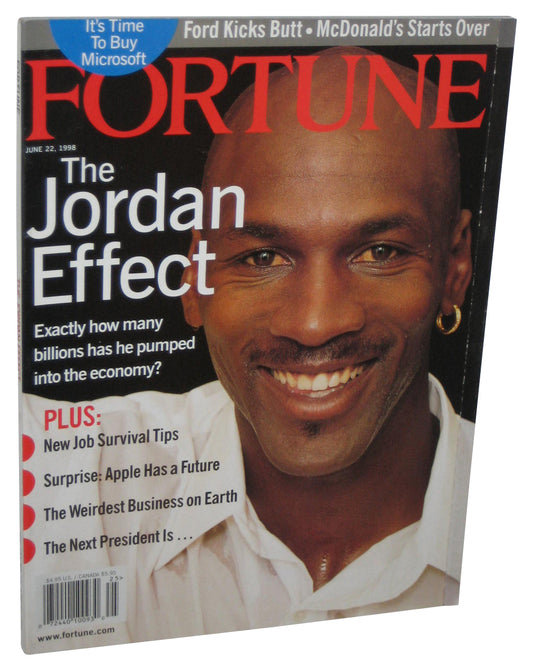 NBA Basketball Fortune Michael Jordan Effect June 22 1998 Magazine Book