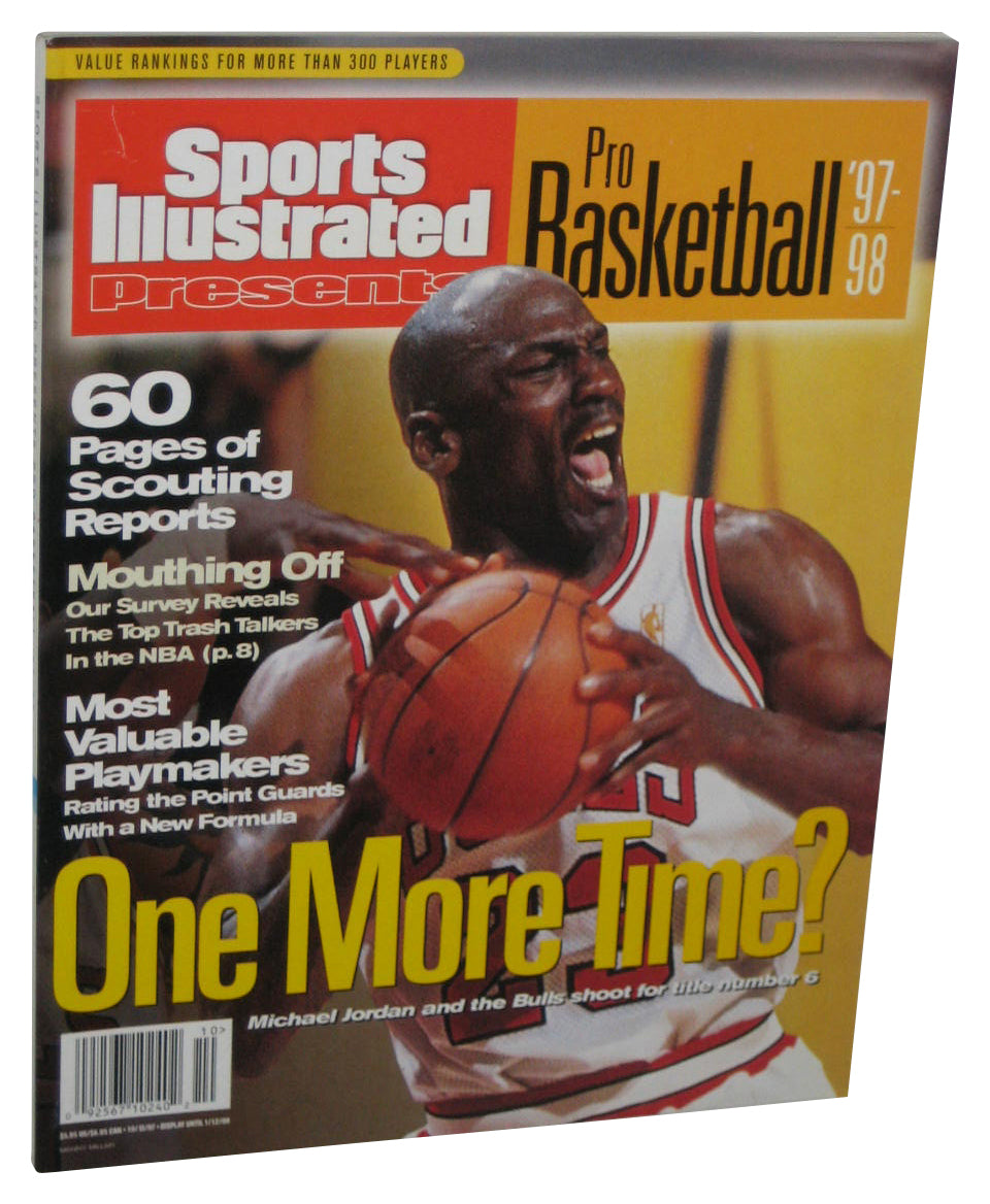 NBA Basketball Michael Jordan Sports Illustrated '97-98 Magazine Book