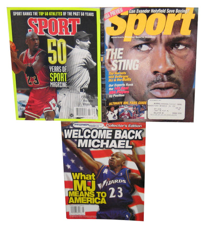 NBA Basketball Michael Jordan Sport Premiere Welcome Back Magazine Book Lot