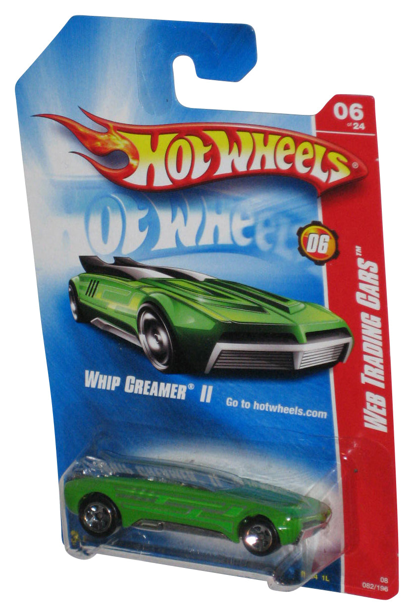 Hot Wheels Web Trading Cars 6/24 (2007) Green Whip Creamer II Toy Car 082/196