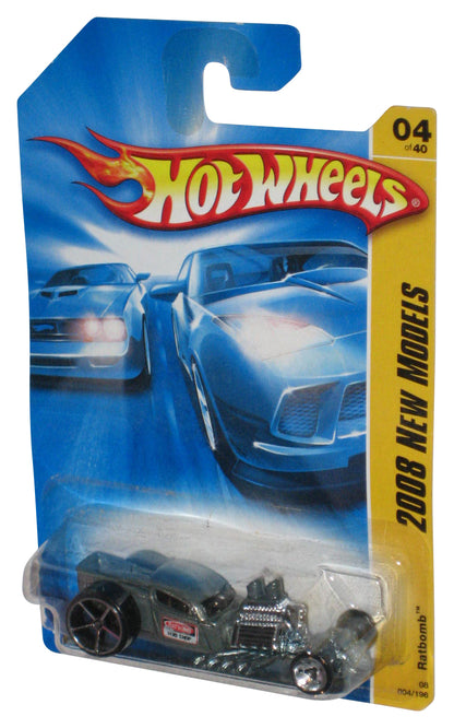 Hot Wheels 2008 New Models 4/40 Silver Ratbomb Toy Car 004/196