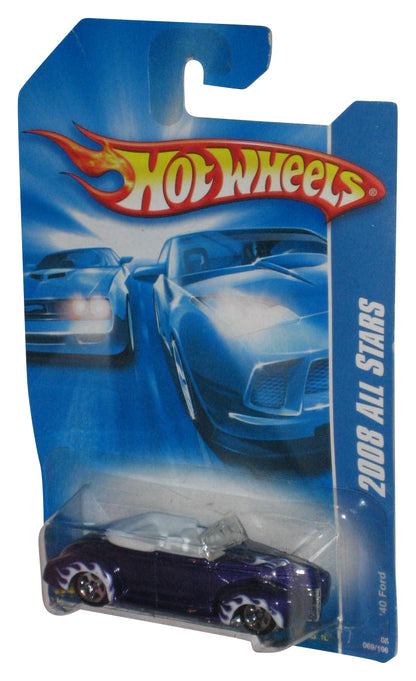 Hot Wheels 2008 All Stars '40 Ford Purple Die-Cast Toy Car 069/196