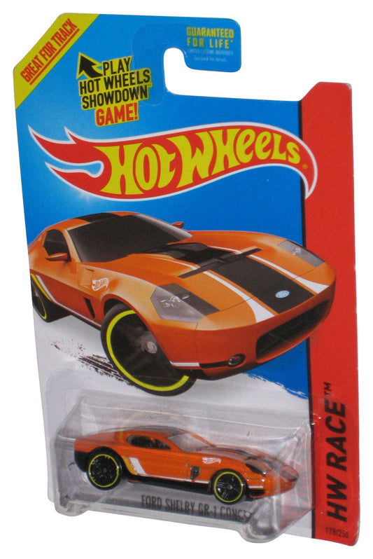 Hot Wheels HW Race Ford Shelby GR-1 Concept Orange Toy Car 178/250