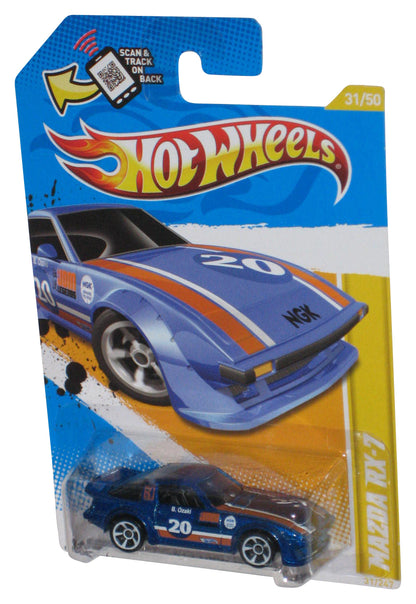 Hot Wheels 2012 New Models 31/50 Blue Mazda RX-7 Toy Car 31/247