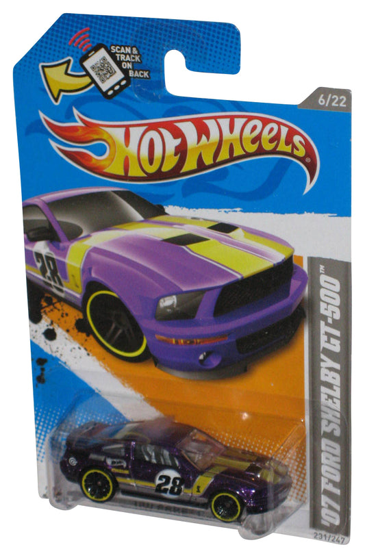 Hot Wheels HW Code 6/22 '12 Purple '07 Ford Shelby GT-500 Toy Car 231/247