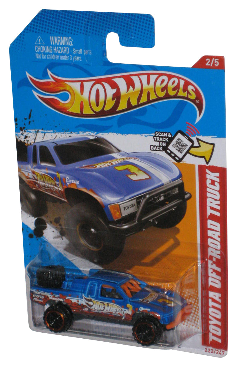 Hot Wheels Thrill Racers 2/5 Earthquake '12 Blue Toyota Off-Road Truck 222/247