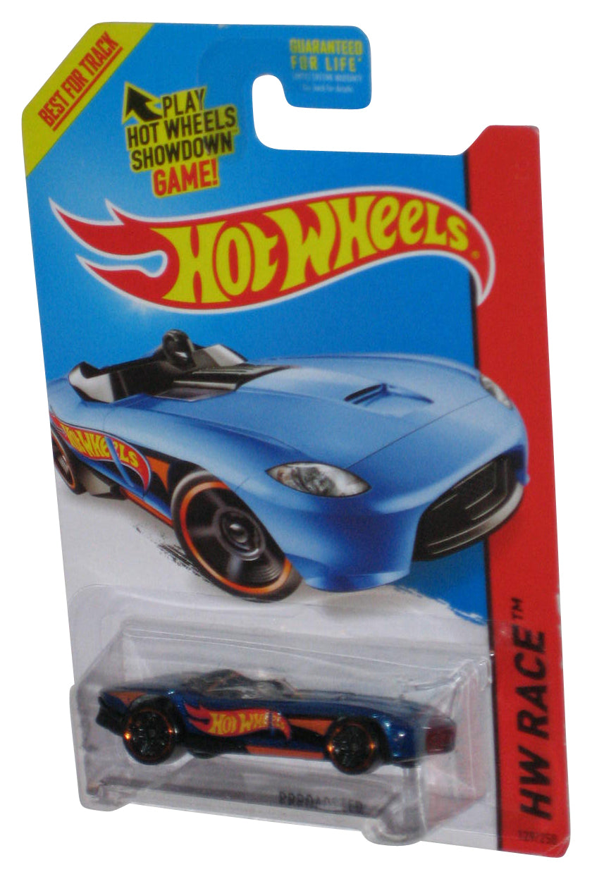 Hot Wheels HW Race (2013) Blue Rrroadster Die-Cast Toy Car 129/250