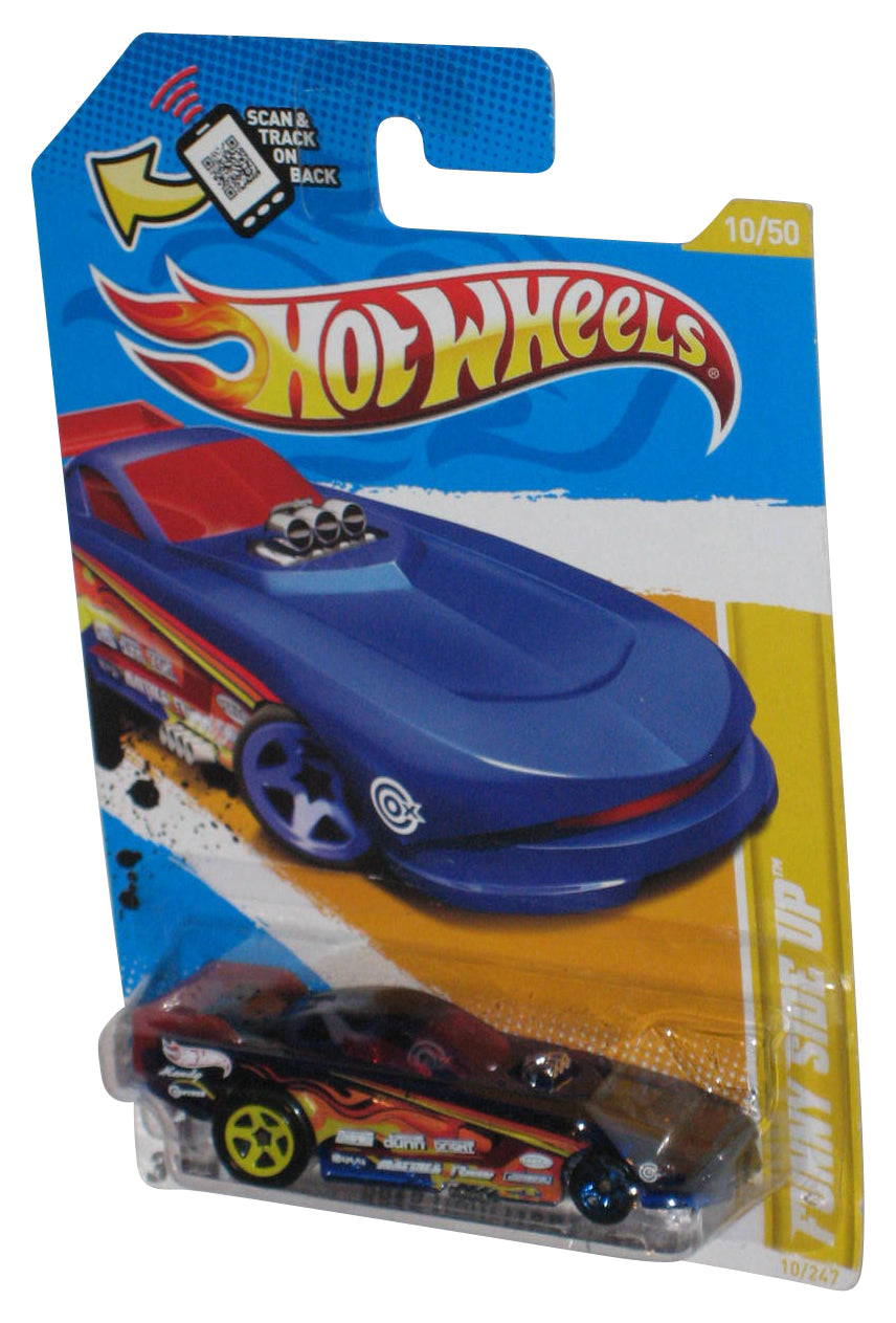 Hot Wheels 2012 New Models 10/50 Blue Funny Side Up Toy Car 10/247