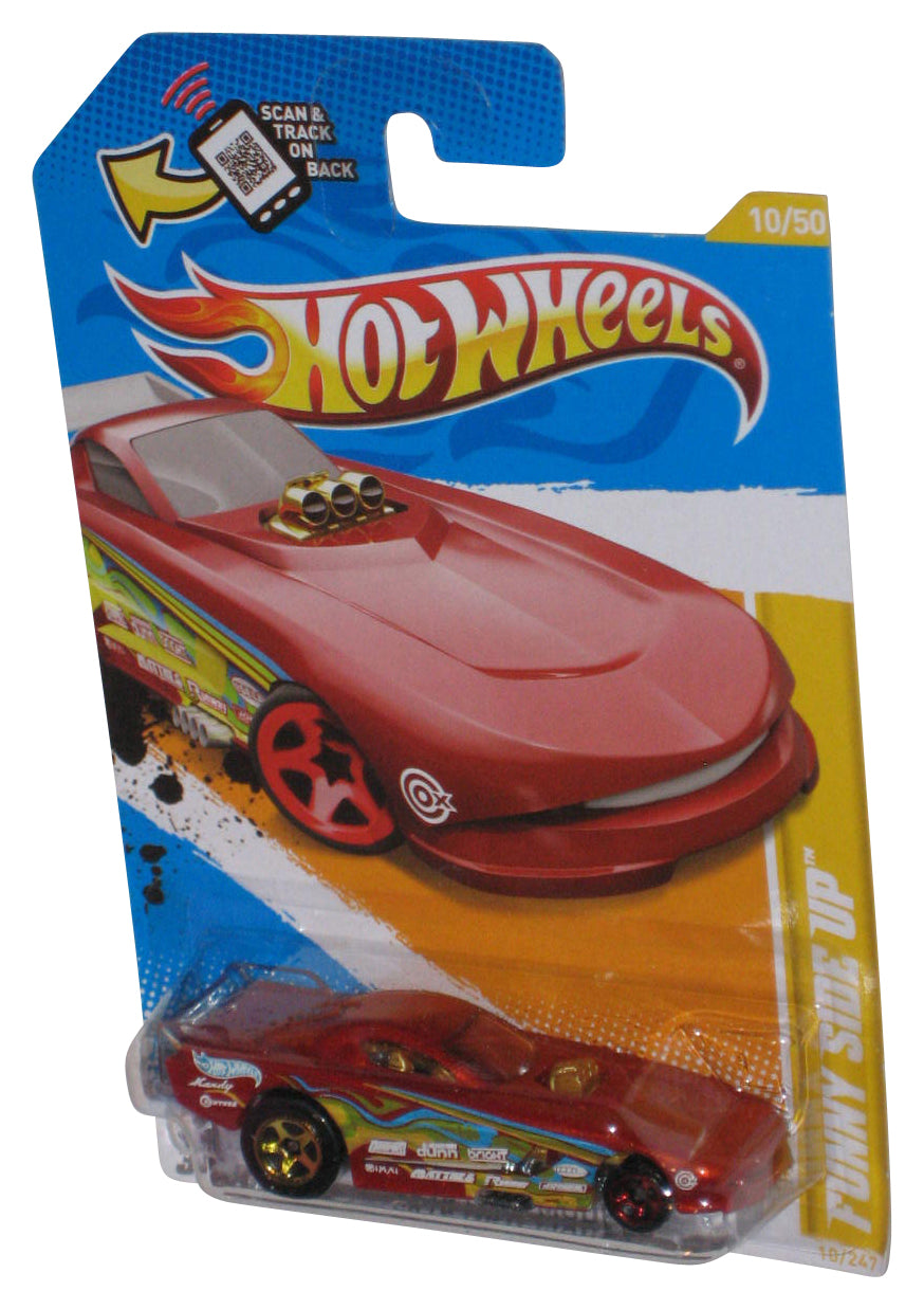 Hot Wheels 2012 New Models 10/50 Red Funny Side Up Toy Car 10/247