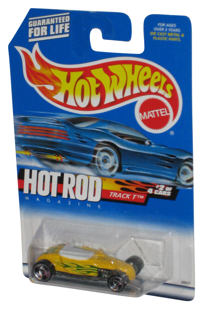 Hot Wheels Hot Rod Magazine 2/4 (2000) Track T Yellow Die-Cast Toy Car #006