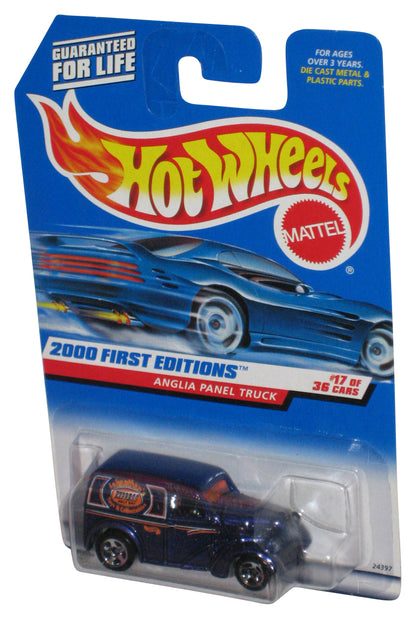 Hot Wheels 2000 First Editions 17/36 Purple Anglia Panel Truck Toy #077