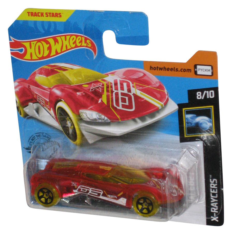 Hot Wheels X-Raycers 8/10 (2018) Red Crescendo Toy Car - (Short Card)