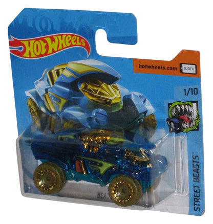 Hot Wheels Street Beasts (2017) Blue Beat All Toy Car 1/10 - (Short Card)