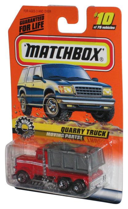 Matchbox Big Movers (1997) Red & Gray Quarry Truck Toy Truck #10/75