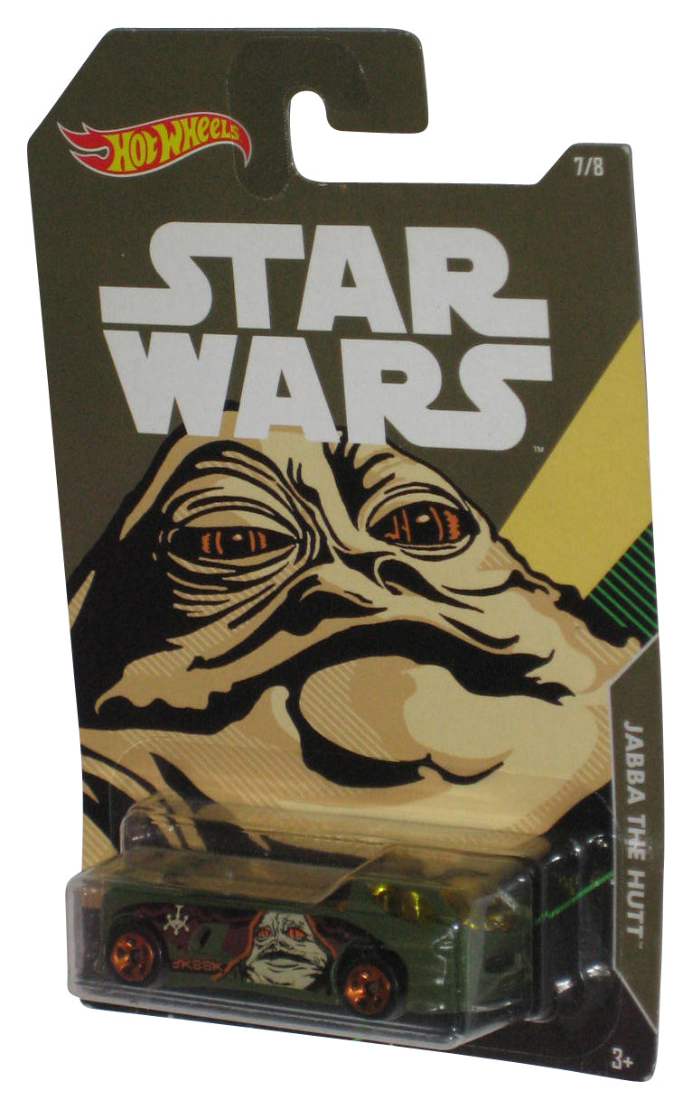 Hot Wheels Star Wars Jabba The Hutt (2017) Green Die-Cast Toy Car 7/8