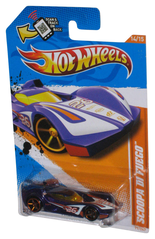 Hot Wheels Track Stars '12 Purple Scoopa Di Fuego Toy Car 79/247