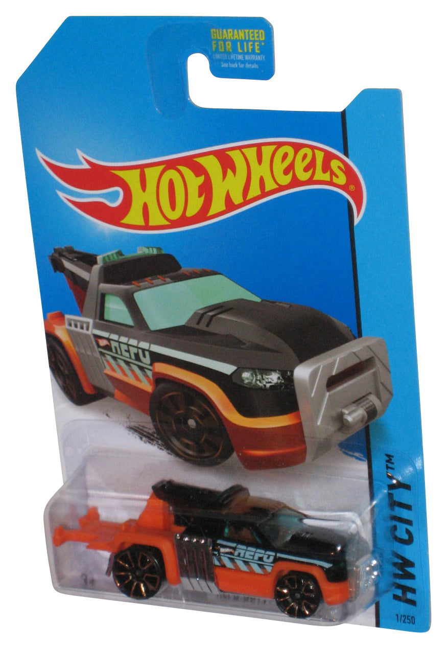 Hot Wheels HW City (2013) Orange & Black Repo Duty Die-Cast Toy Car 1/250