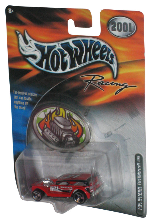 Hot Wheels Racing 2001 The Demon Ford Motorcraft Red Toy Car 4/4