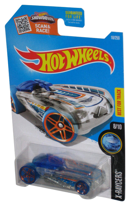 Hot Wheels X-Raycers 8/10 (2015) Pharodox Blue Die-Cast Toy Car 18/250