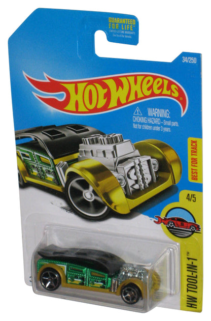 Hot Wheels HW Tool-In-1 Yellow & Green Fast Cash Toy Car 34/250