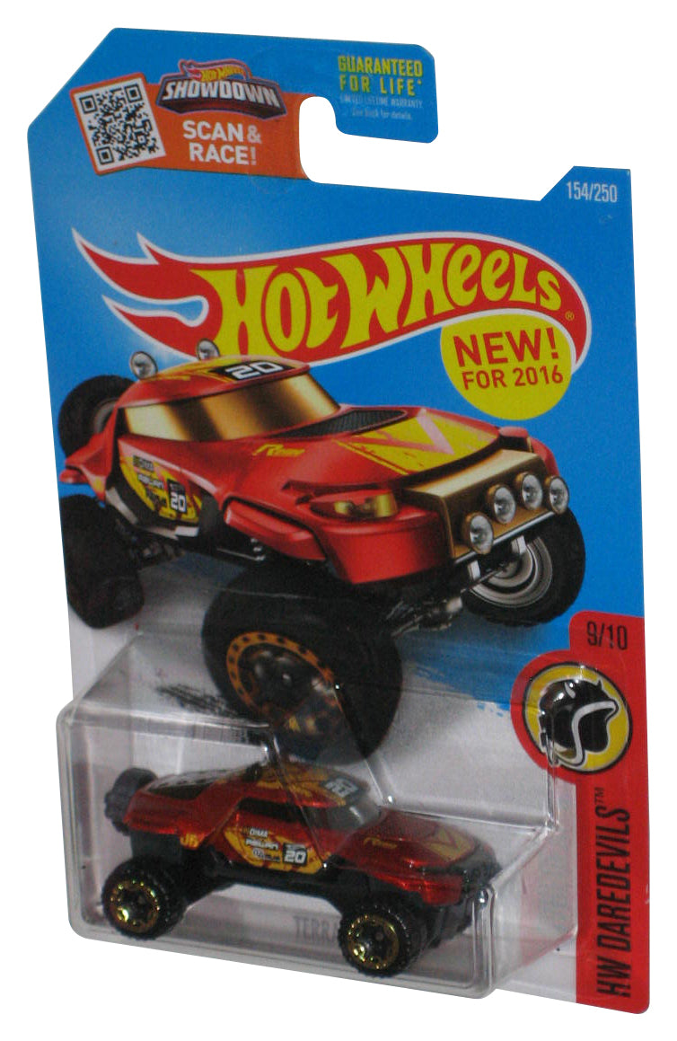 Hot Wheels HW Daredevils 9/10 (2016) Red Terrain Storm Toy Truck 154/250