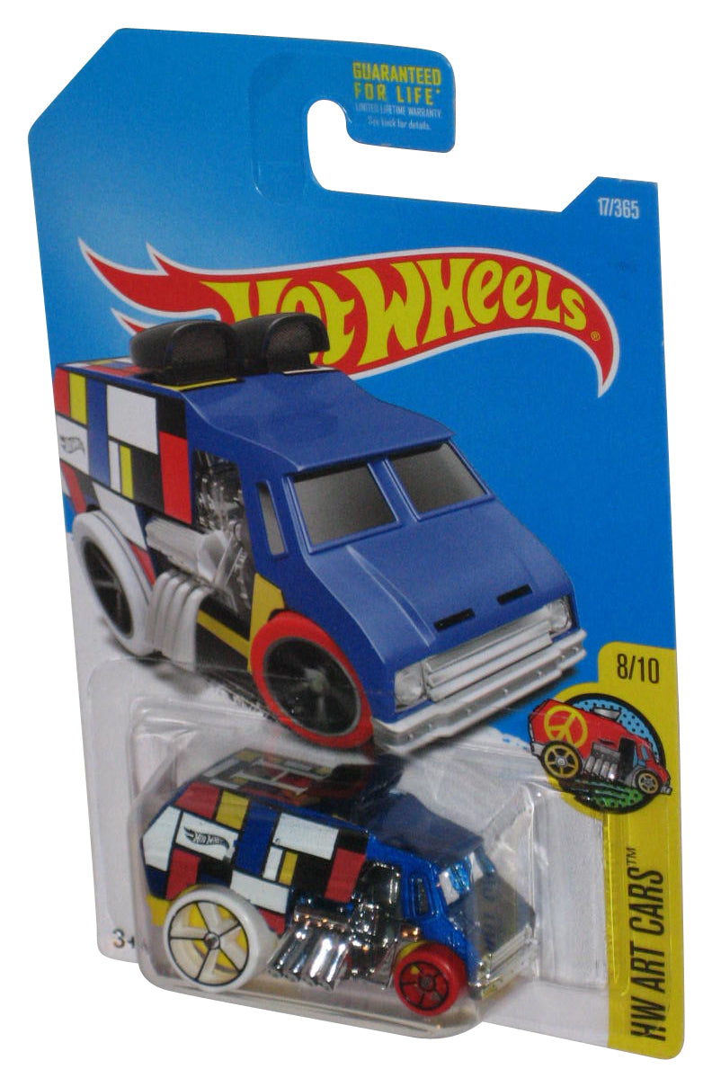 Hot Wheels HW Art 8/10 (2015) Blue Cool-One Toy Car 17/365