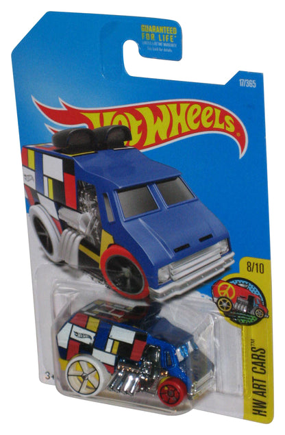 Hot Wheels HW Art 8/10 (2015) Blue Cool-One Toy Car 17/365