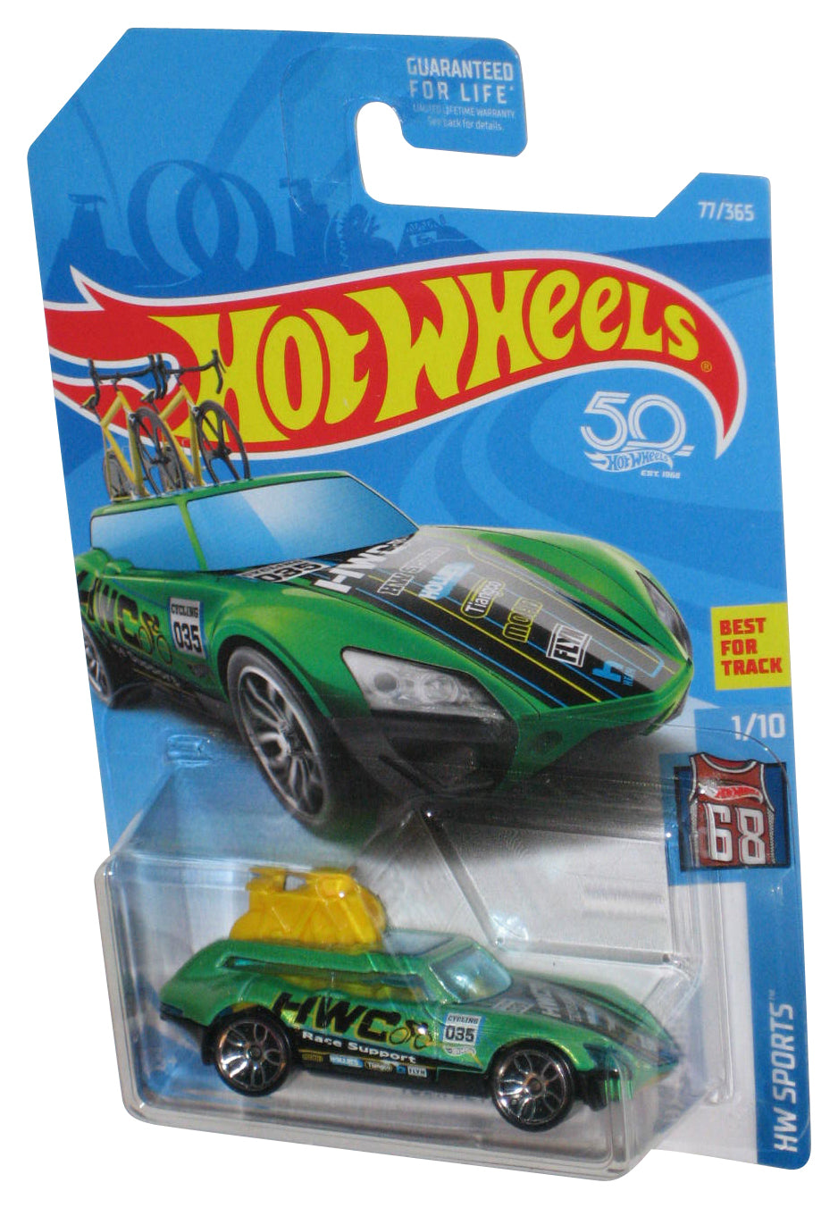 Hot Wheels HW Sports 1/10 (2017) Green Tour De Fast Toy Car 77/365