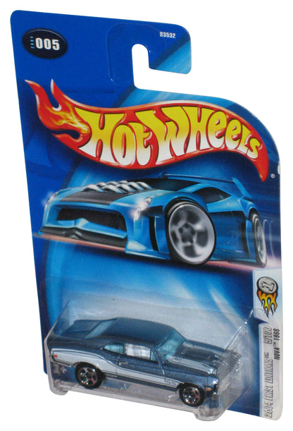 Hot Wheels 2004 First Editions 51/100 Nova 1968 Blue Toy Car #005