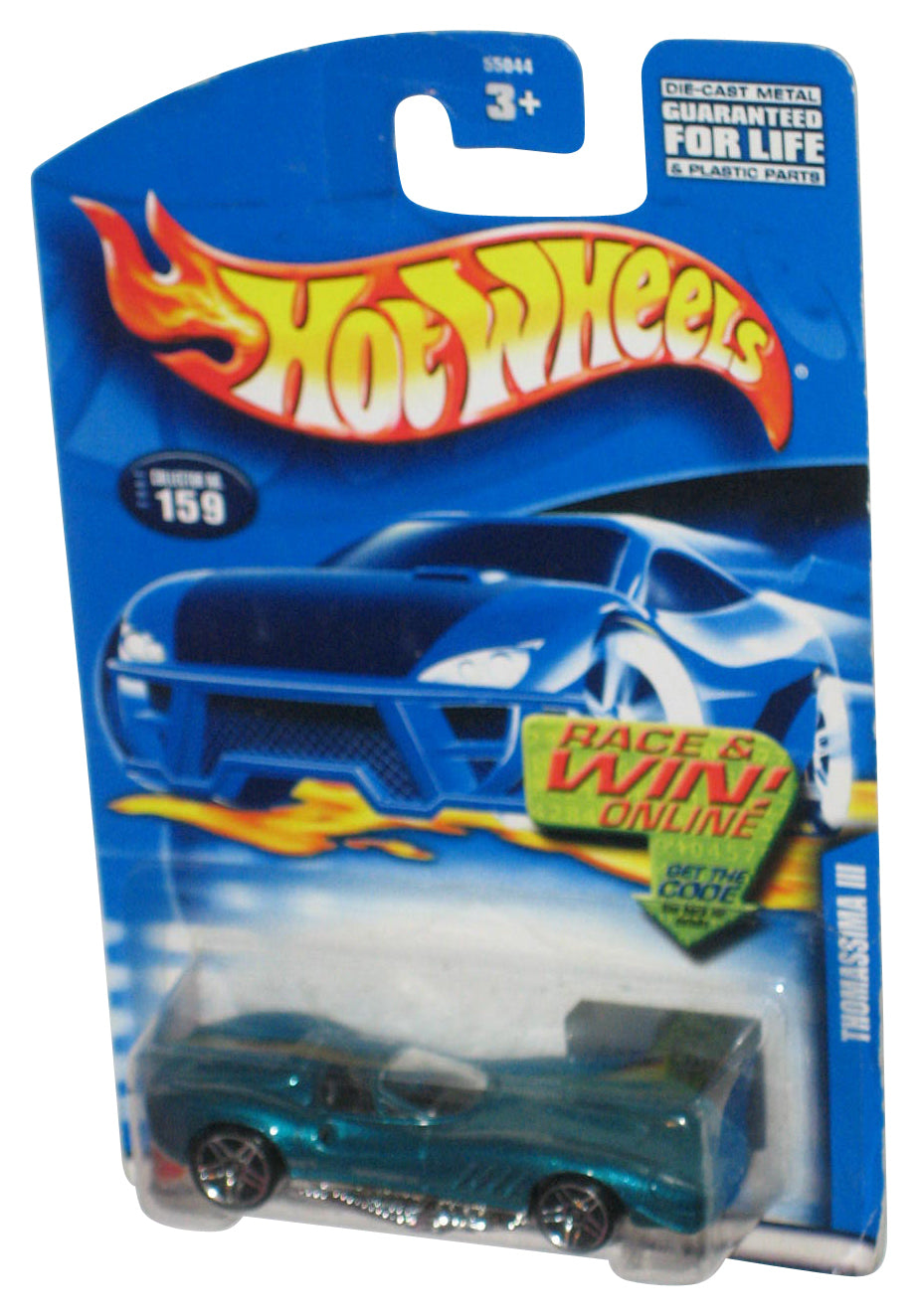 Hot Wheels Thomassima III (2002) Green Die-Cast Toy Car #159