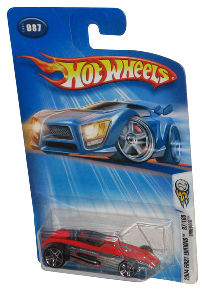 Hot Wheels 2004 First Editions 87/100 Red Shredded Toy Car #087