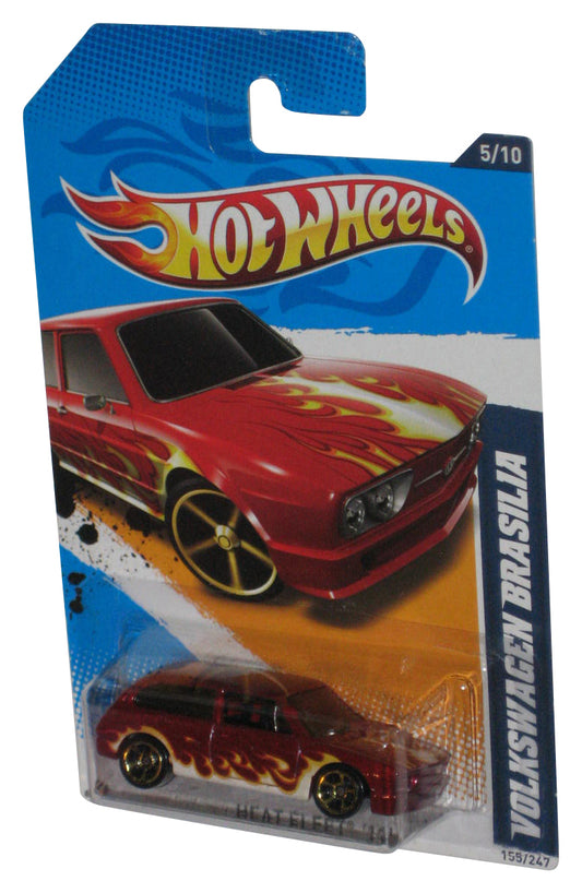 Hot Wheels Red Volkswagen Brasilia Heat Fleet 5/10 Toy Car 155/247