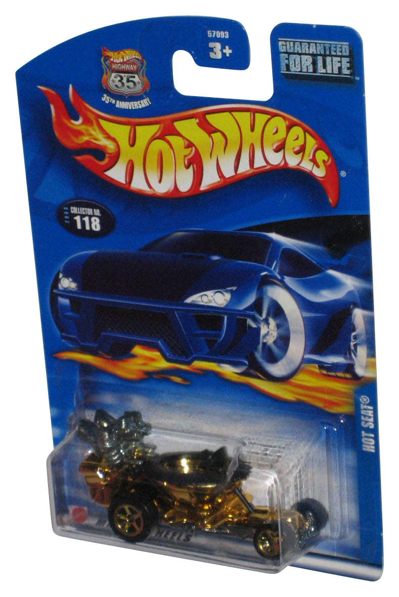 Hot Wheels Hot Seat (2003) Gold Collector Toy Car #118