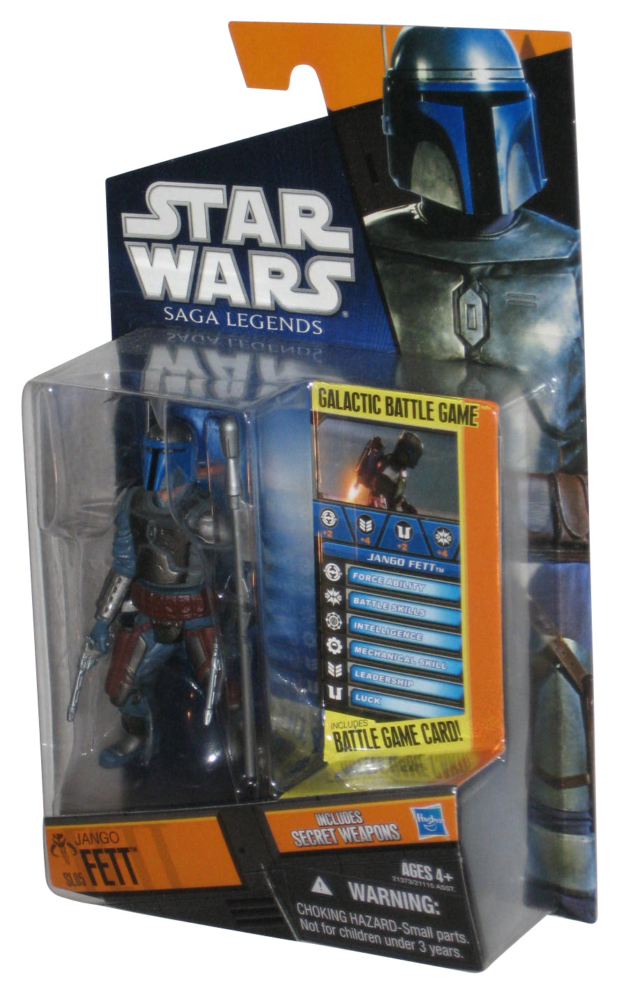 Star Wars Saga Legends (2010) Jango Fett Full Armor 3.75 Inch Figure SL05